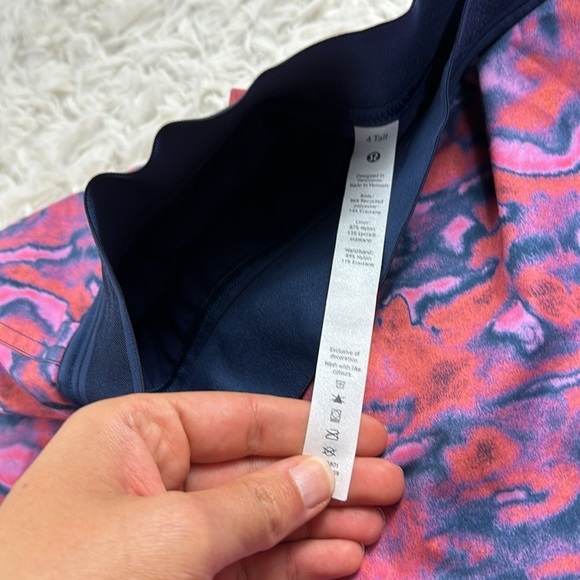 Lululemon Court Rival High Rise Skirt Tall Chroma Clash Multi / Mineral - Picture 5 of 8